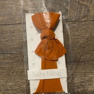 ❌SOLD ON CP❌Baby Bling Pumpkin Headband Bow